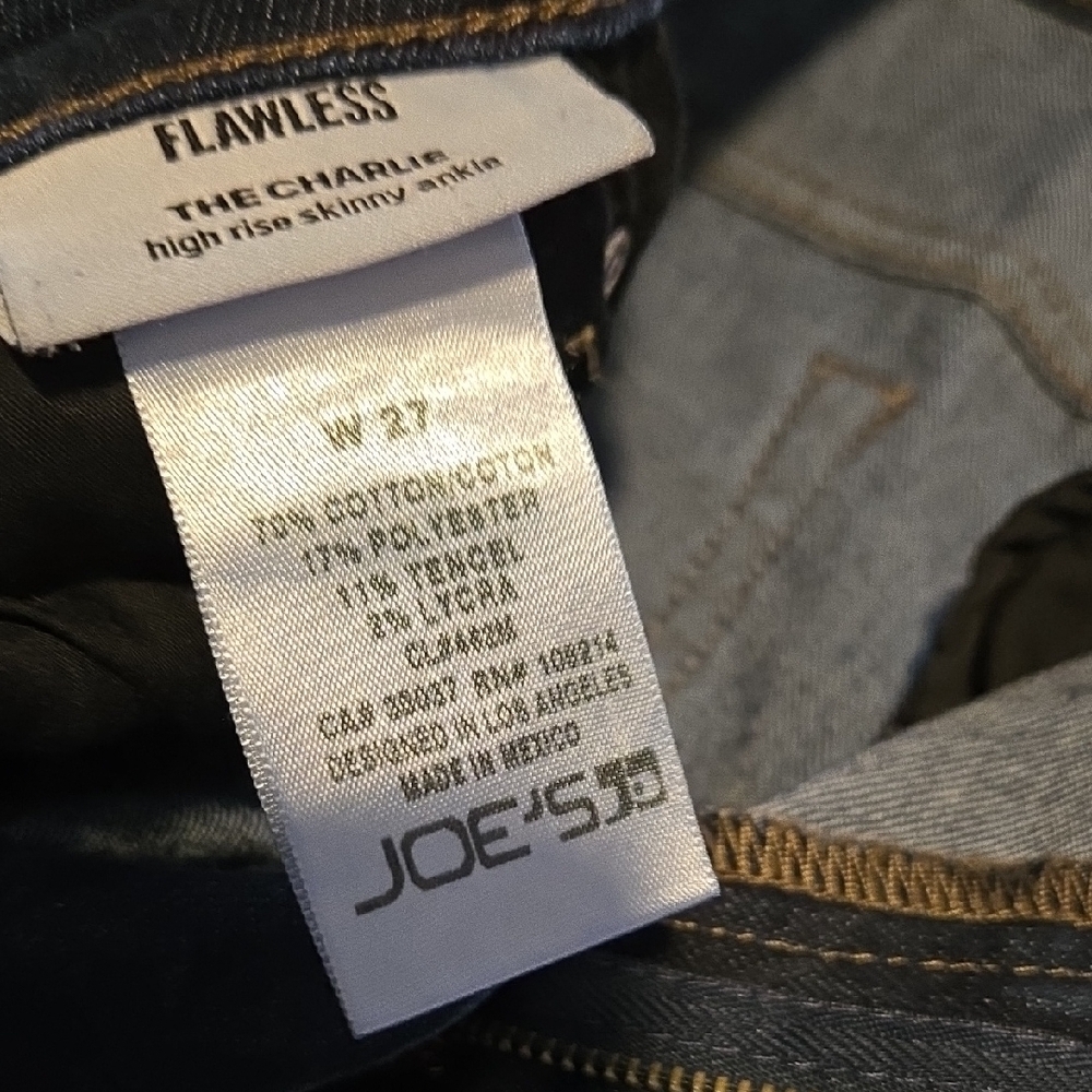Joe's Jeans Dark Blue Straight Leg Denim - Picture 3 of 10